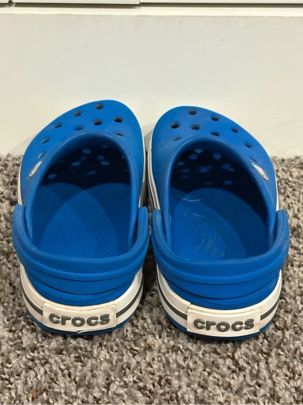 CROCS waterproof slip on clogs kids size 10c